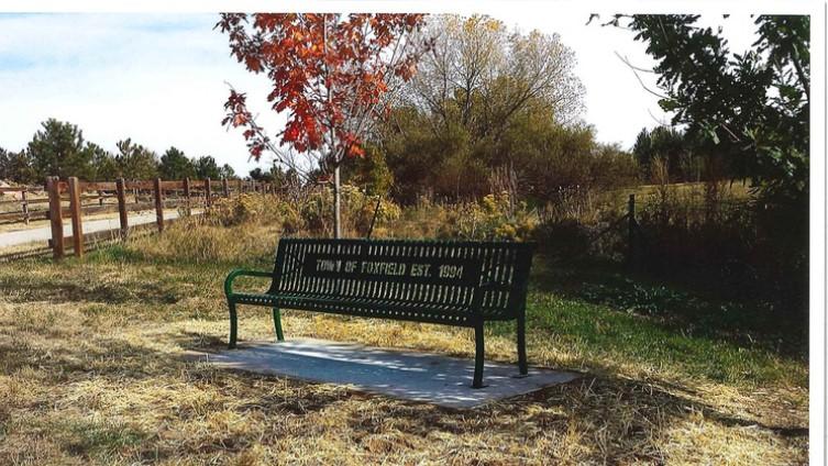 Town of Foxfield Bench